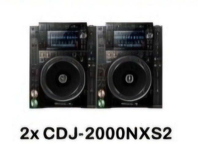 2x CDJ-2000NXS2