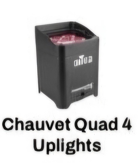 Chauvet Quad 4 Uplights