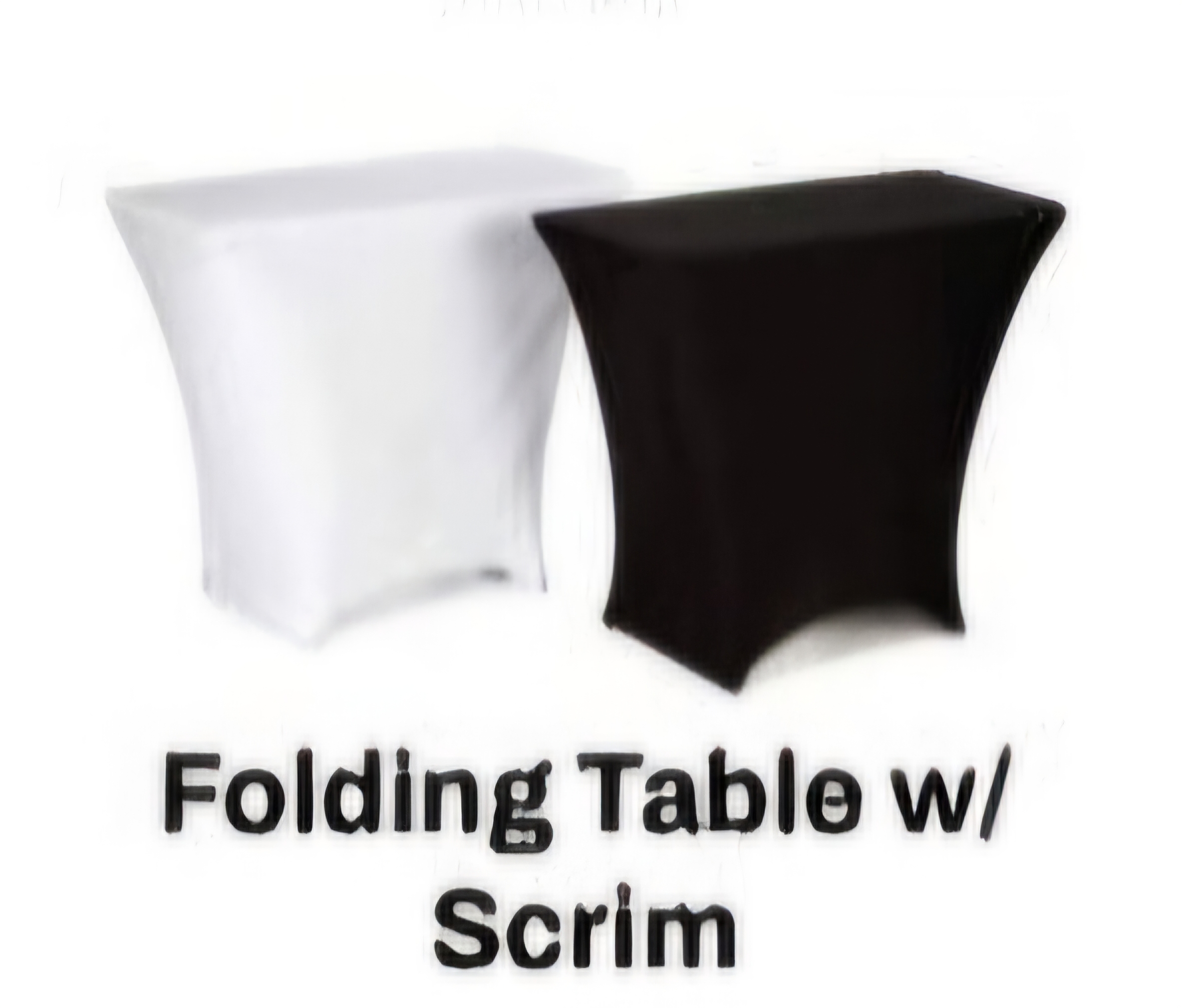 Folding Table w Scrim