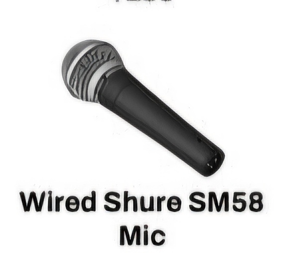Wired Shure SM58