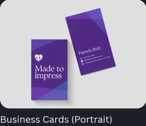 Business Card Layout